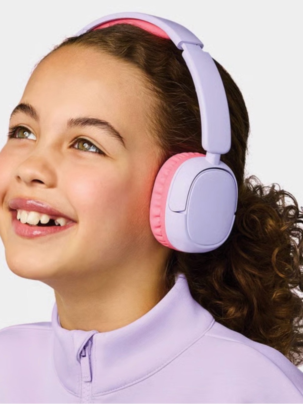 Kids' Wireless Headphones Galactic Lilac/Bubblegum Pink - heyday™